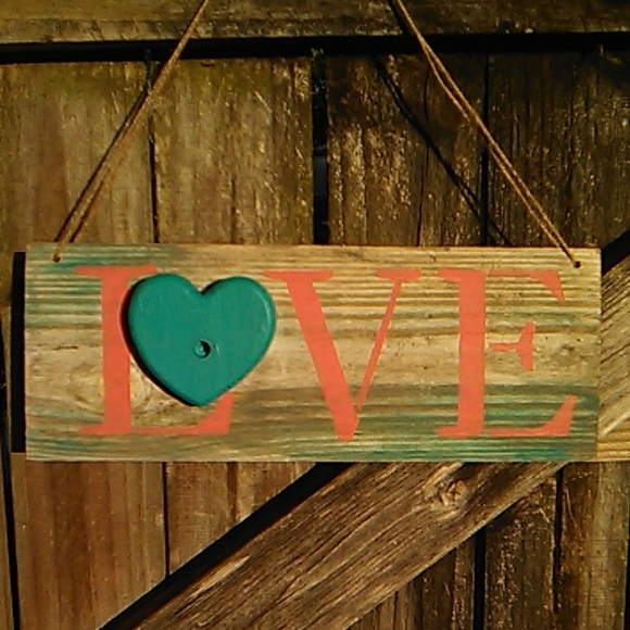 Other - Recycled Wooden Love Sign